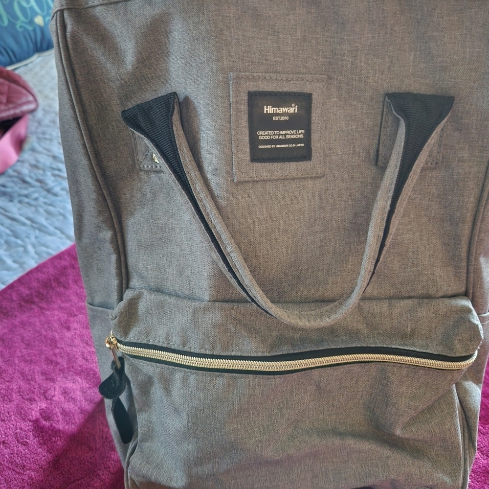 Gray Backpack for Men - Picture 5 of 8